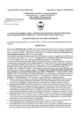 T ef.` 0828/915001-5201 fax 0828/915400 Codice ﬁscale e Partita