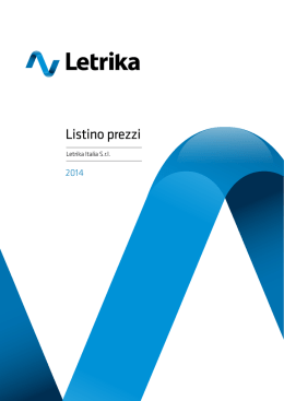 Listino prezzi