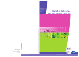 Bulletin statistique DGAC pour l`année 2012 (PDF