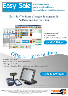 Brochure Easy Sale - Ing. Giuseppe Callea