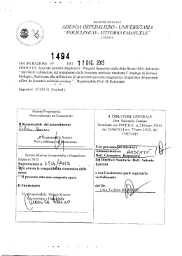 N. 1494_15 DG - Azienda Ospedaliero