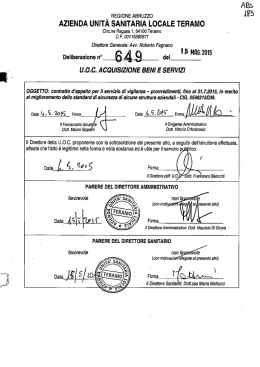 \ REGIONE ABRUZZO AZIENDA UNITA SANITARIA