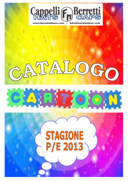 CATALOGO CAPPELLI AGGIORNATO AL 16-01-13