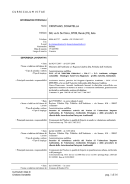 pag. 1 di 16 Indirizzo 246, via G. De Chirico, 87036, Rende (CS), Italia