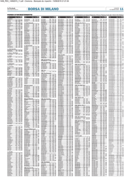 il pdf con le quotazioni di borsa 1
