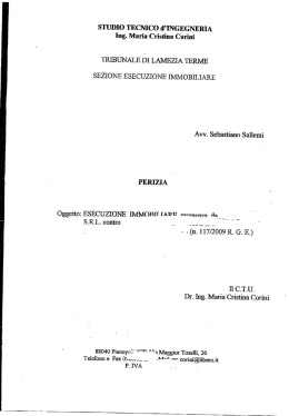 Scarica allegati: perizia on-line