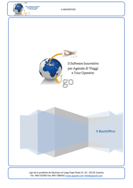 Il BackOffice