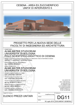 DG11 - Elenco Prezzi Unitari