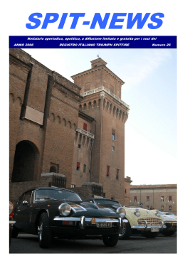 Notiziario aperiodico, apolitico, a diffusione limitata e gratuita per i