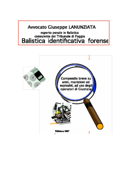 BALISTICA IDENTIFICATIVA FORENSE ed. 2007