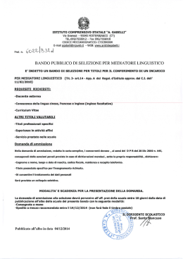 Via Gramsci &laquo; 95045 MISTERBIANCO (CT)