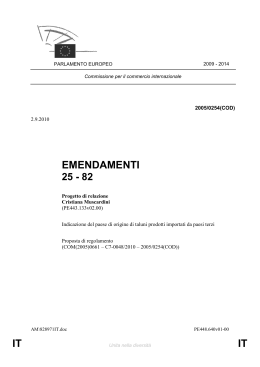 Emendamenti 25-82