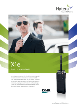 Hytera X1e - Radio portatile DMR