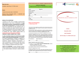 Livorno Novembre 2014 Aula Formativa: Via M.L.King 21&mdash;57128