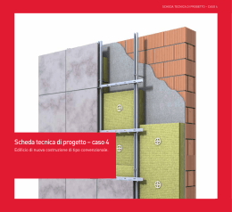 Scheda tecnica di progetto &ndash; caso 4