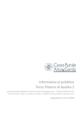 Informativa al pubblico 2014