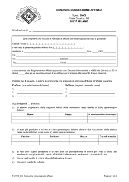 affissi domanda concessione