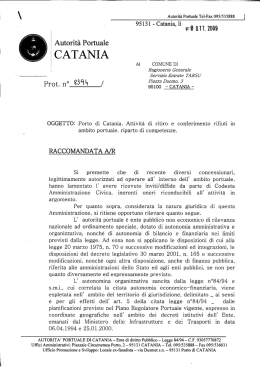Tarsu - Autorit&agrave; Portuale di Catania