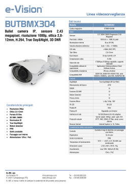 Bullet camera IP ottica variabile 2 Mpx - Chiarati