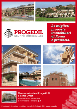 Nuove costruzioni Progedil 90 a Roma Ovest