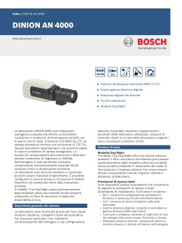 DINION AN 4000 - Bosch Security Systems