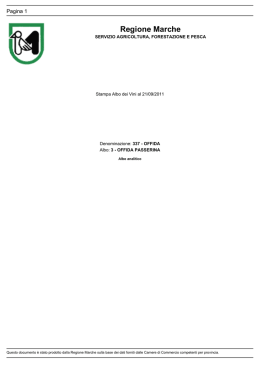 Stampa Albo - Marche Agricoltura