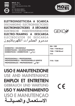 USO E MANUTEN&Ccedil;AO