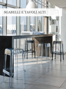 SGABELLI E TAVOLI ALTI