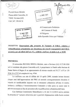 73040 Neviano (LE) - Settore Urbanistica e Ambiente