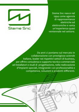 Scarica la presentazione aziendale