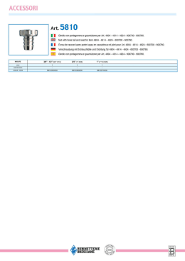 ACCESSORI - Rubinetterie Bresciane