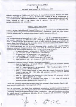 COMUNE DI CARMIANO