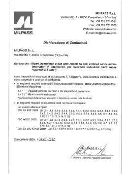 Via Moretto, 1 - 40056 Crespellano - BO - Italy