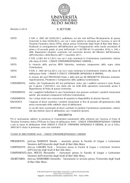 Decreto Commissione A445 - A446