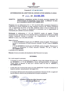 N&deg; A445 del 06 NOV. 2015