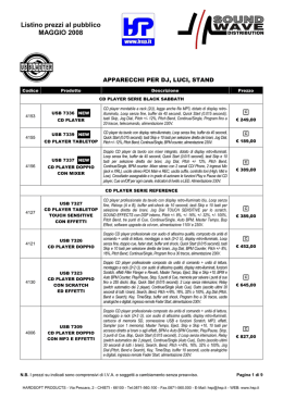 Il listino dei prodotti US BLASTER &egrave; scaricabile