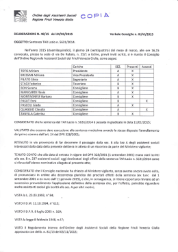 C()PIA - Ordine Assistenti Sociali Friuli Venezia Giulia