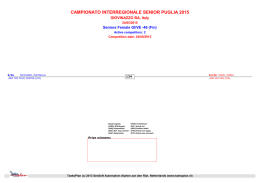Sorteggi Campionato Interregionale Senior 2015