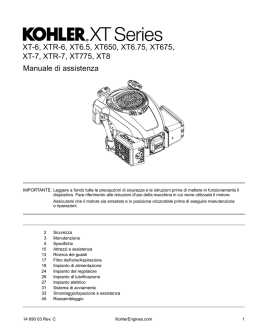 Manuale di assistenza XT-6, XTR-6, XT6.5, XT650, XT6.75, XT675