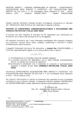 dipartimento acquisizione beni servizi e logistica