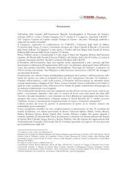 Page 1 Presentazione Nell`ambito delle iniziative dell`Associazione