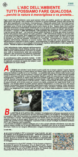 l`abc dell`ambiente tutti possiamo fare qualcosa