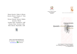 Quando educare diventa difficile