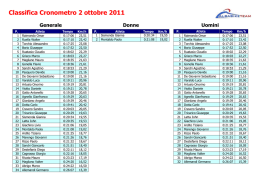 Cronometro individuale