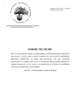 NORME TECNICHE