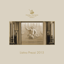 Listino Prezzi 2015