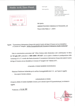 Via Interna n. 26 33170 Pordenone V.Ie Venezia n. 86 33074