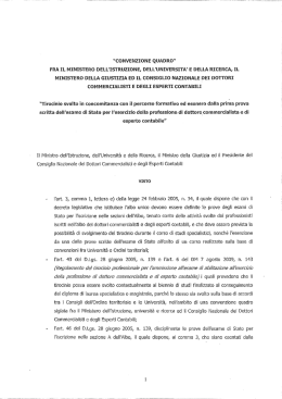 Convenzione quadro - Universit&agrave; degli Studi di Torino