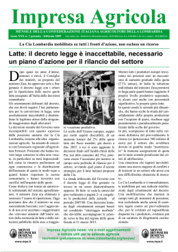 Impresa Agricola n. 1 gennaio/febbraio 2009