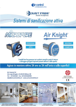 Air Control Srl Via Luigi Biraghi, 33 20159 Milano